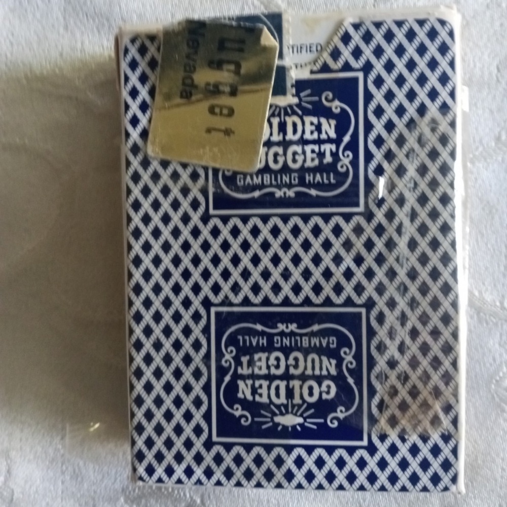 Vintage Golden Nugget Casino Las Vegas  Playing Cards Deck Bee 92